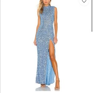 Bronx and Banco sequin blue Elizabeth dress.